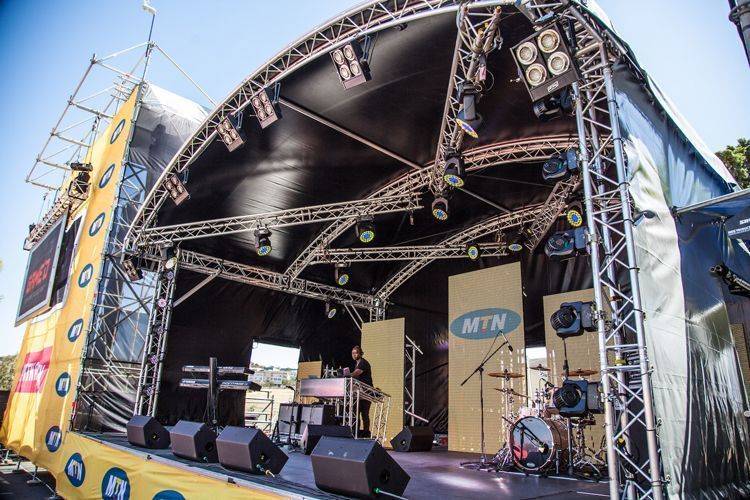 Prolyte's Arc Roof System used by MGG at Comic-Con Africa