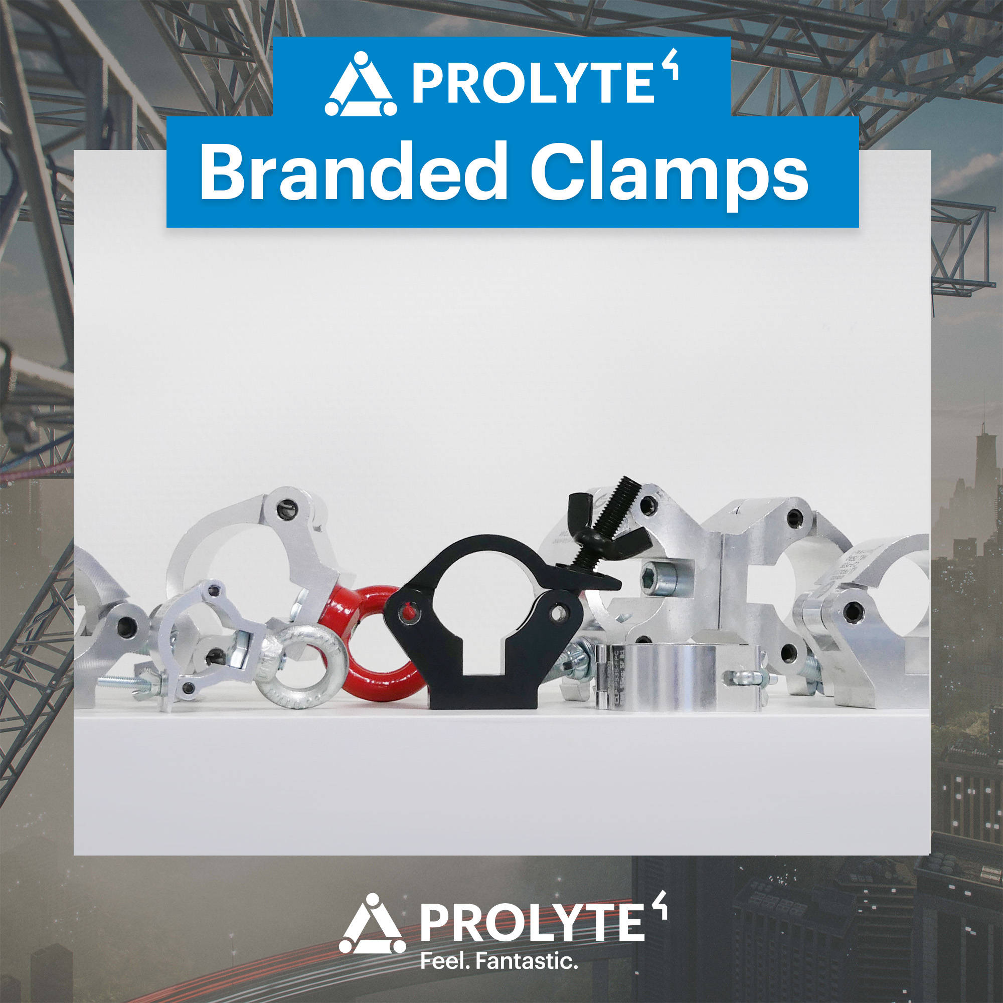 New product launch: Prolyte Branded Clamps