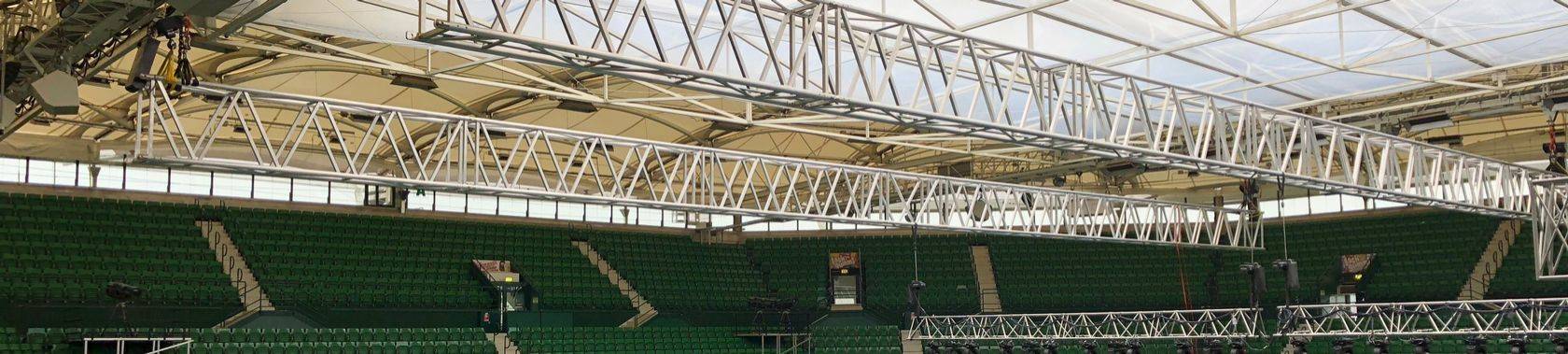 Prolyte M145RV Truss used at the Gerry Weber Stadium