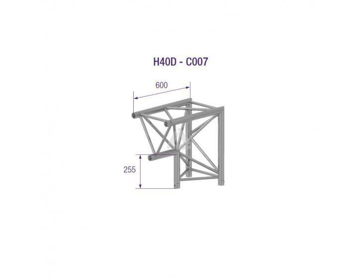H40D-C007-TRIANGLE 40 2-WAY CORNER 90°AD
