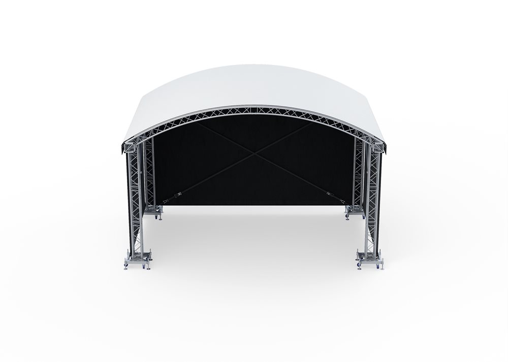 LTH PRO.fessional keder rail anodized 152 x 72 x 5 mm - stage roofing  systems, LTH
